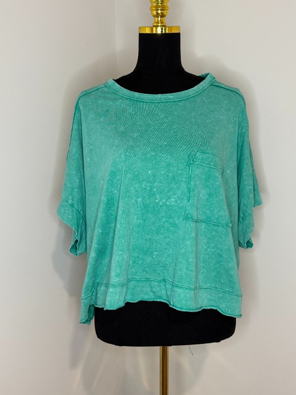 New In (L) Emerald Green Top